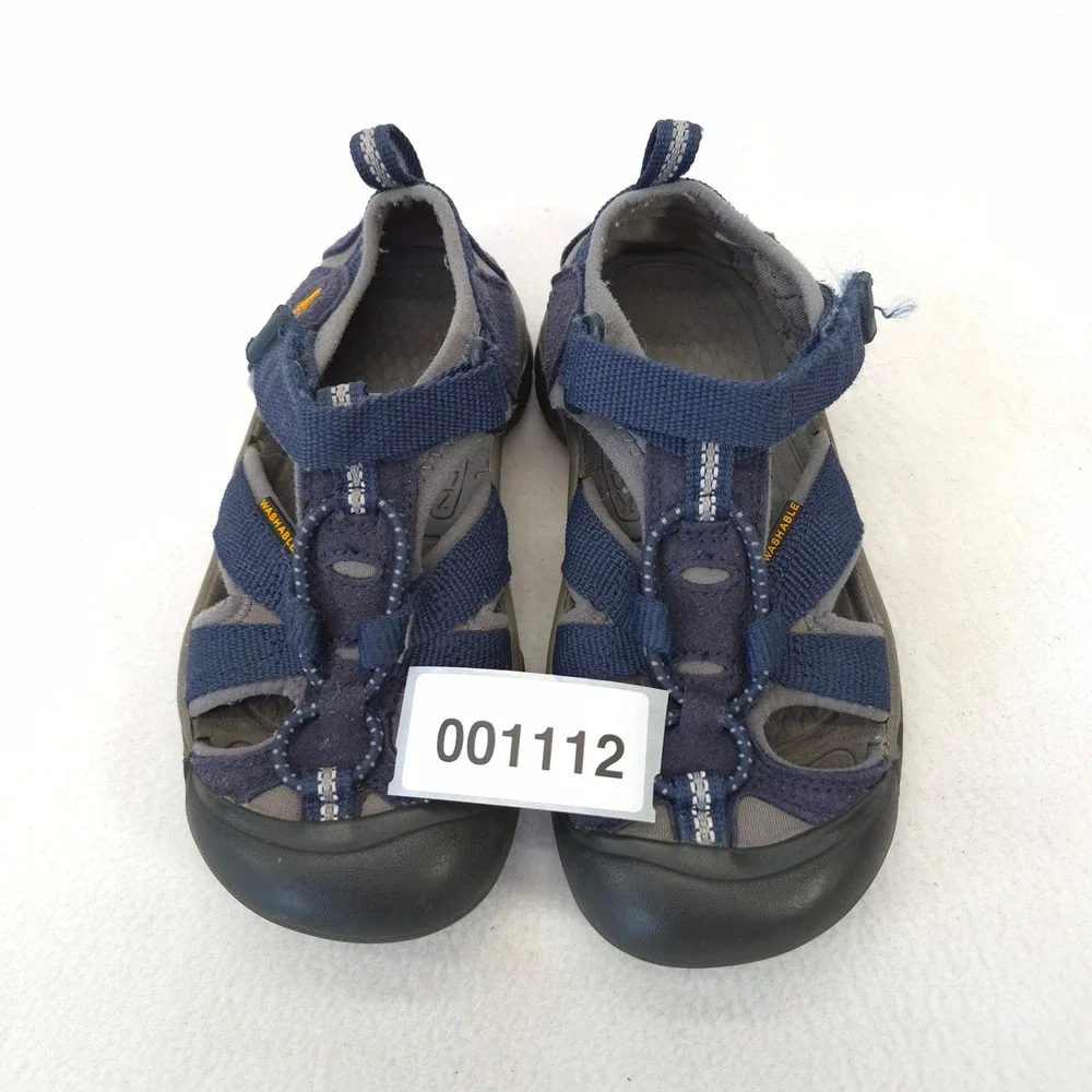 Keen Newport H2 Kids Navy Blue Sport Sandals Hook and Loop 1022839 Size 11